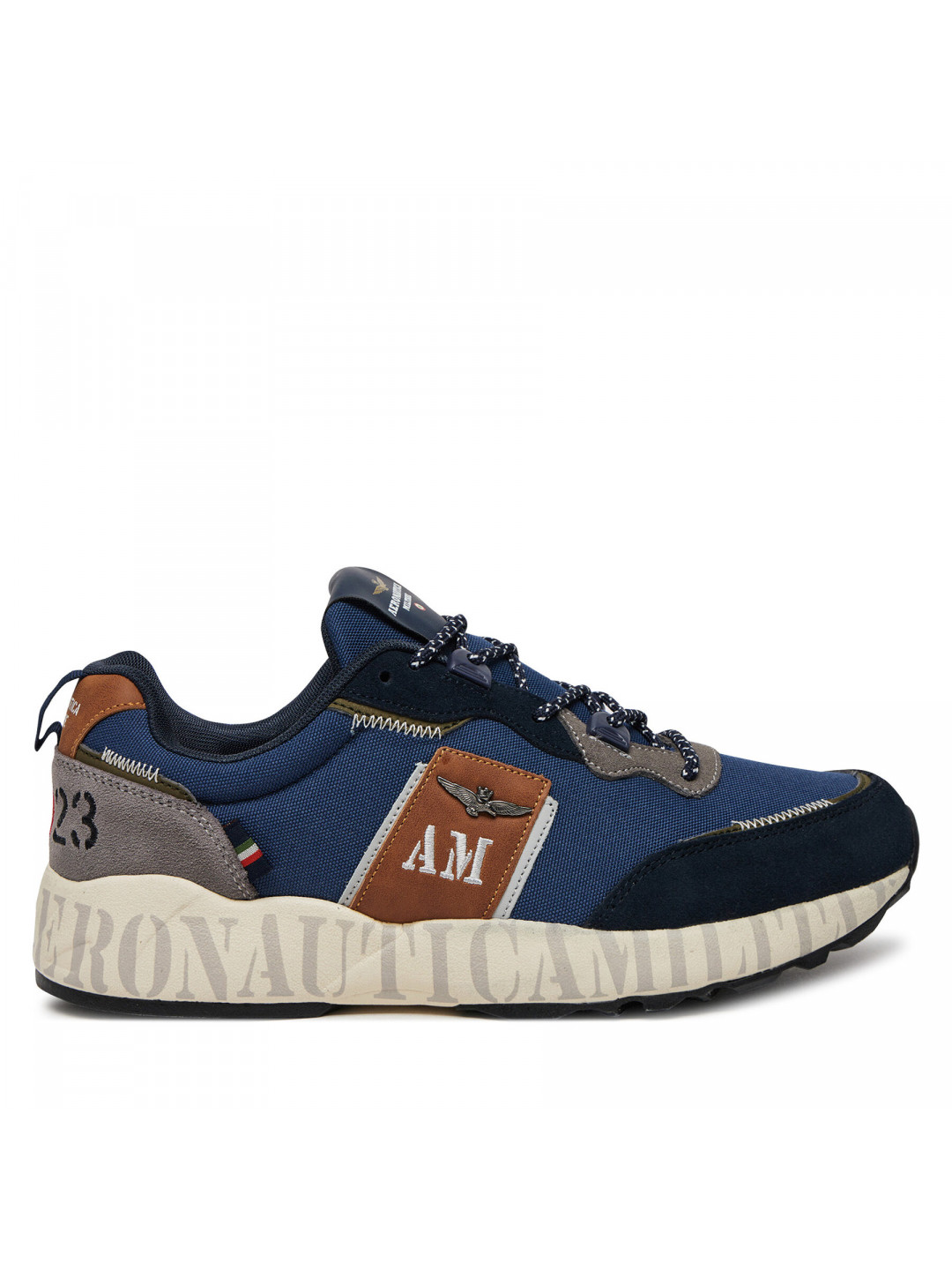 Sneakersy Aeronautica Militare 242SC293CT3381 Modrá